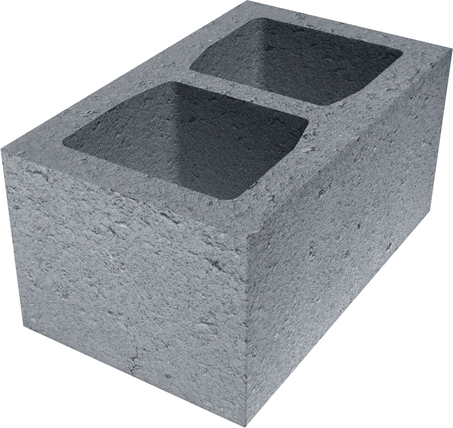 Блок керамзитобетонный стеновой Д 750 2-х пустотный 390х188х190 Автострой