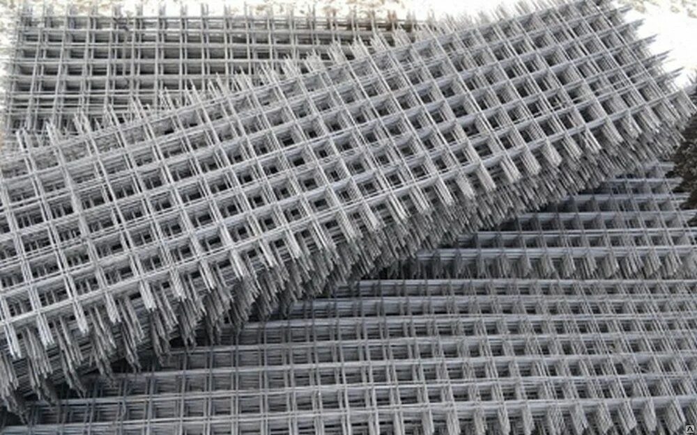 100х100х5,0 (2х1,5 м) ВР-1 сетка сварная неоцинкованная в картах