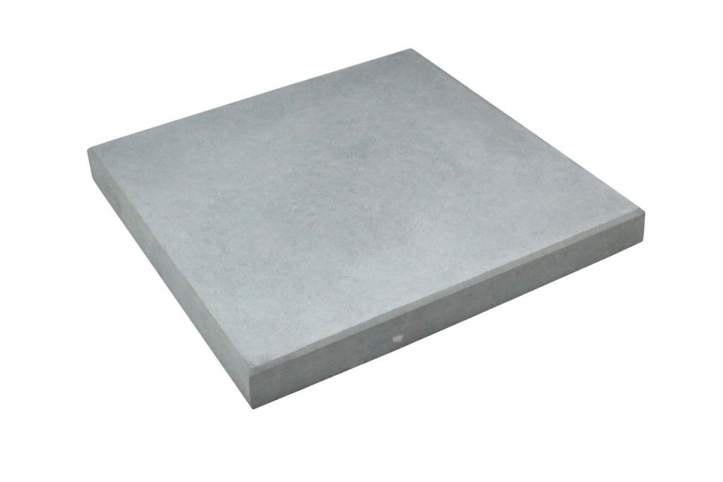 Плита бетонная тротуарная "Плоская 500*500*40" серая
