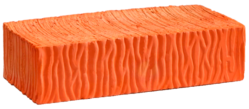 Кирпич строительный полнотелый одинарный М-150 рифленый Воротынск