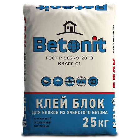 Клей для блоков Betonit 25кг