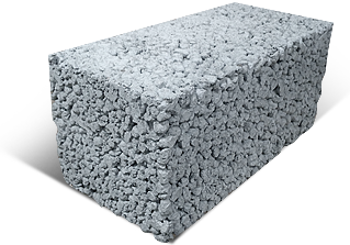 Блок КББ керамзитобетонный Калита стеновой полнотелый 390*190*188 D800кг/м3 М35кг/см2 В2,5