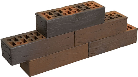 Кирпич облицовочный Браер кладка LIMITED евро Риф Браер