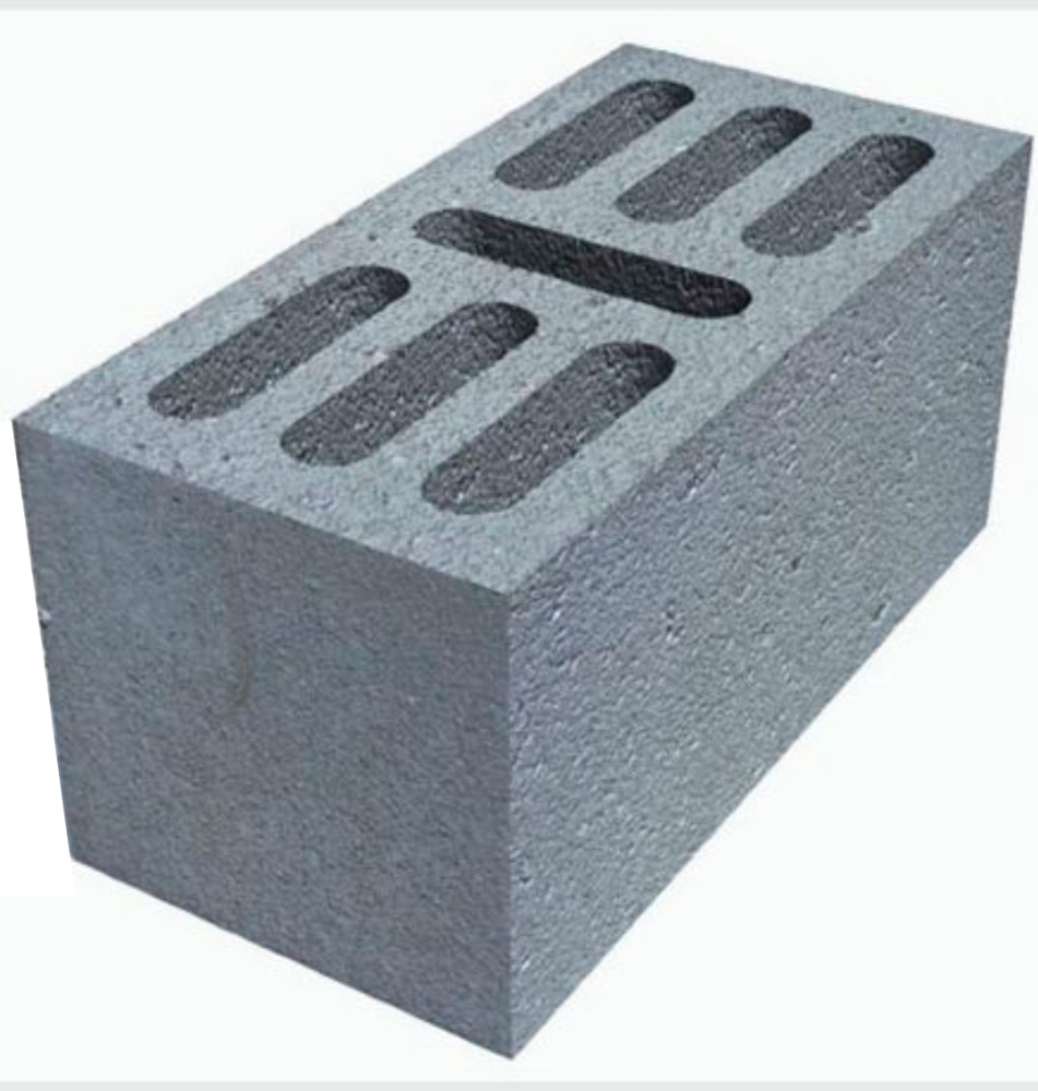 Блок керамзитобетонный стеновой Д 1000 7-и пустотный 390х188х190 Автострой