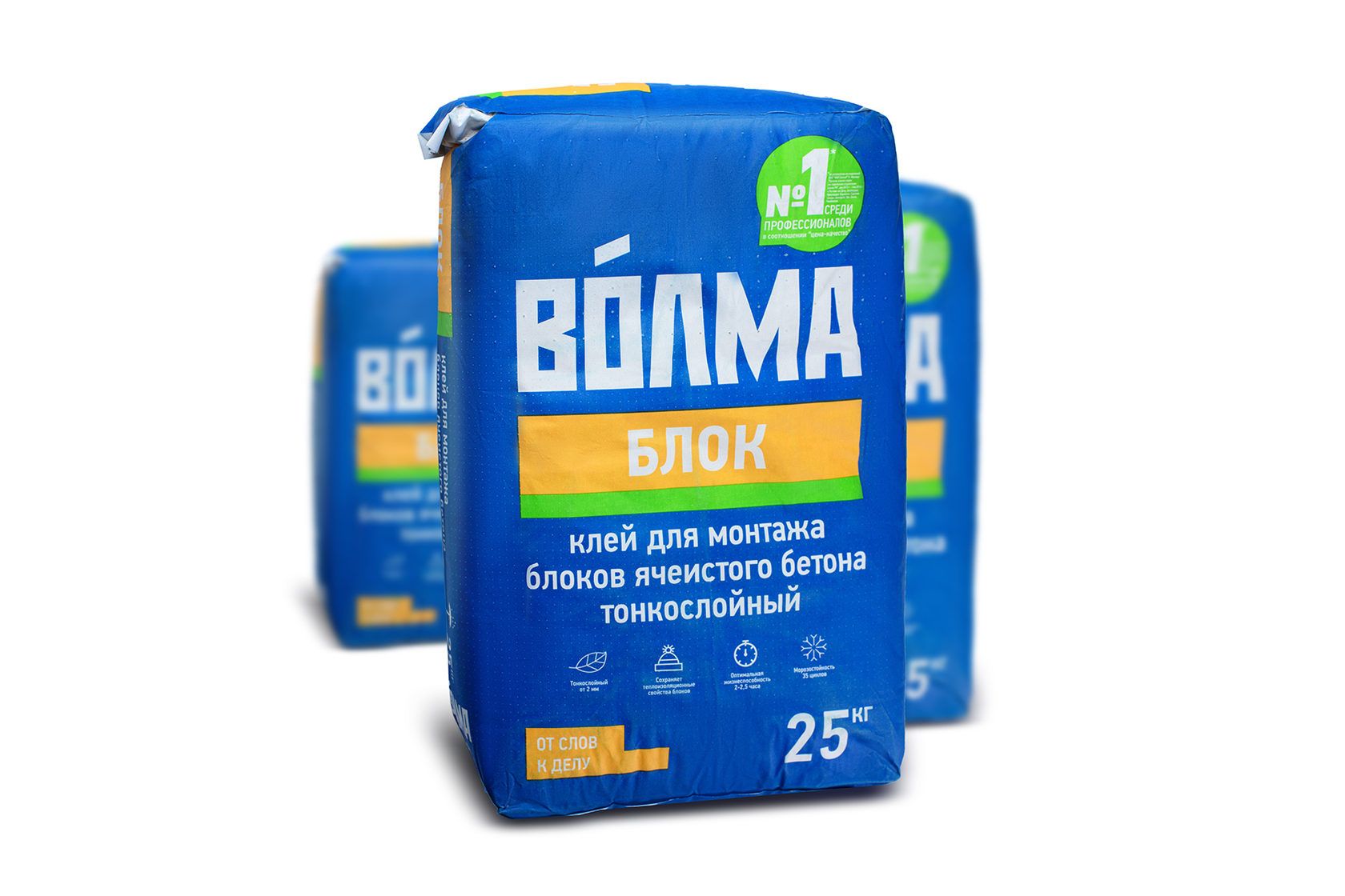 Клей для блоков Волма Блок 25кг