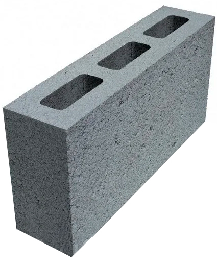 Блок керамзитобетонный перегородочный Д 1500 3-х пустотный 390х188х80 Автострой