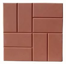 Тротуарная плитка 8 кирпичей 300х300х30 красный