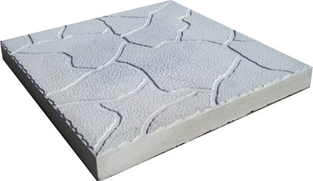 Тротуарная плитка облака 300х300х30 серый