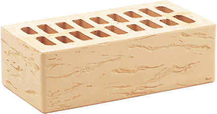 Кирпич облицовочный слоновая кость полуторный Береста БКЗ