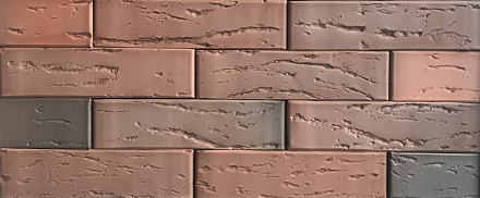 Кирпич облицовочный Готика одинарный Старый Дуб М-200 ВКЗ